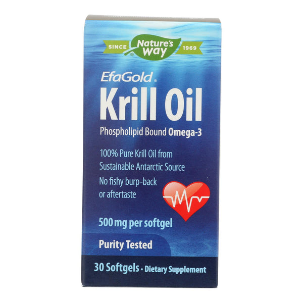 Nature's Way - Efagold Krill Oil - 30 Softgels