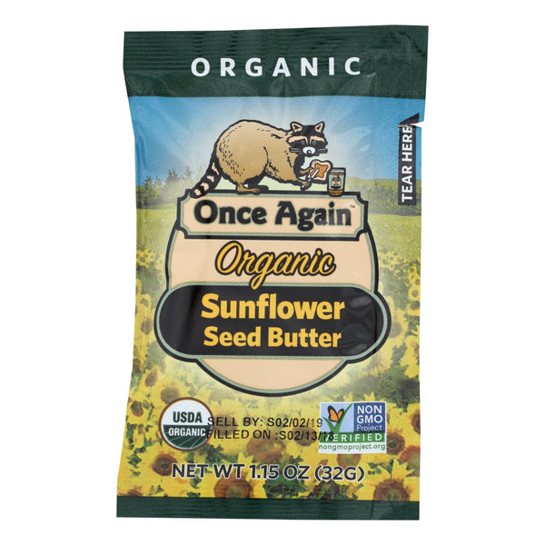 Once Again Organic Sunflower Seed Butter  - Case Of 10 - 1.15 Oz