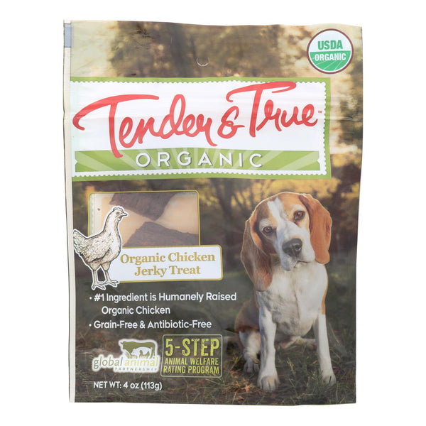 Tender & True Organic Chicken Jerky Treats  - Case Of 10 - 4 Oz