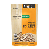 Woodstock Organic Pistachios, Dry Roasted And Unsalted - Case Of 8 - 7 Oz