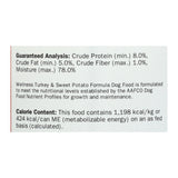 Wellness Pet Products Dog Food - Turkey And Sweet Potato Recipe - Case Of 12 - 12.5 Oz.