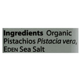 Eden Foods Organic Pocket Snacks - Pistachios - Shelled And Dry Roasted - 1 Oz - Case Of 12
