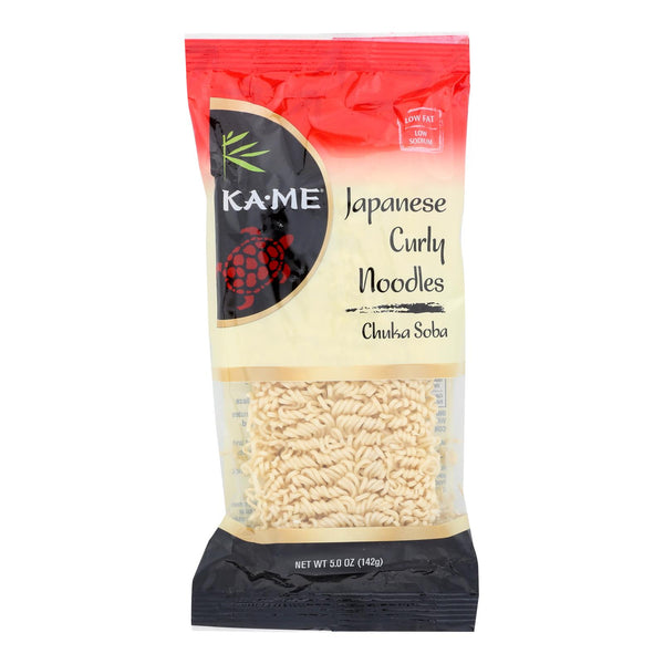 Ka'me Japanese Curly Noodles - Case Of 12 - 5 Oz.