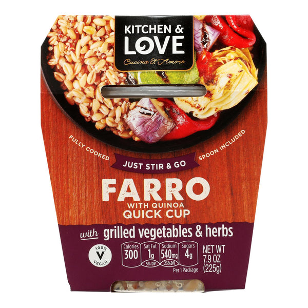 Cucina And Amore - Grilled Vegetables - Farro - Case Of 6 - 7.9 Oz