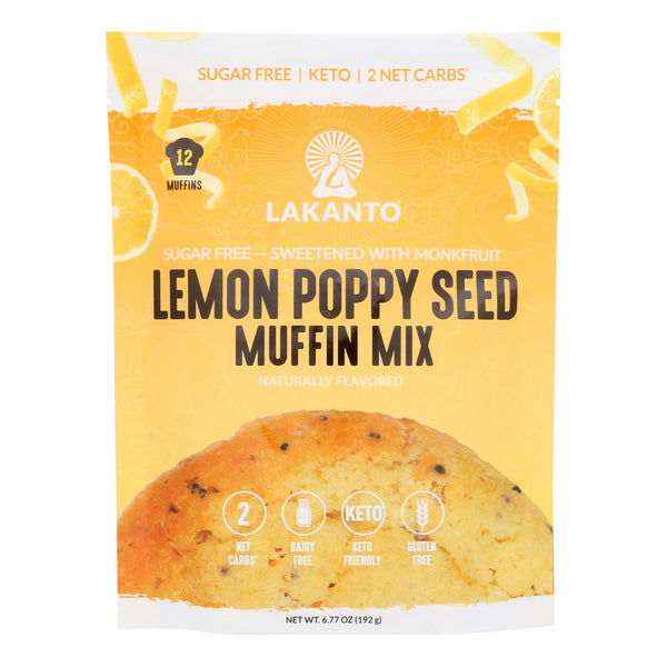 Lakanto - Mix Muffin Lemn Poppyseed - Case Of 8-6.77 Oz