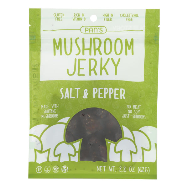 Pan's - Mushroom Jerky Salt Pppr - Case Of 6-2.2 Oz