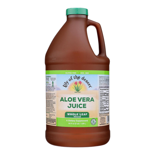 Lily Of The Desert - Aloe Vera Juice Whole Leaf - 1 Each-64 Fz