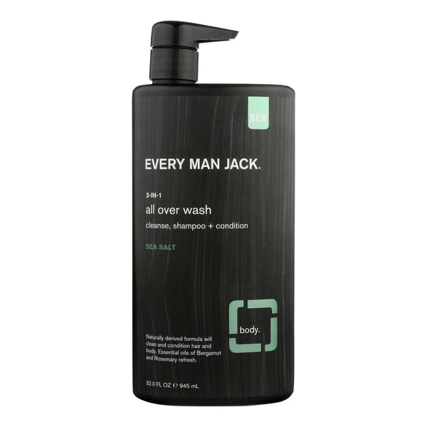 Every Man Jack - All Over Wash 3in1 Sea Salt - 1 Each-32 Fz