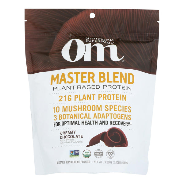 Om - Protein Powder Chocolate - 1 Each-19.26 Oz