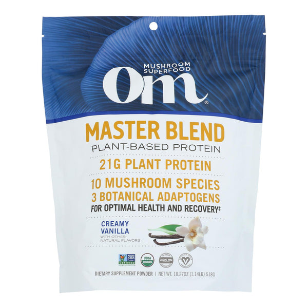 Om - Protein Powder Vanilla - 1 Each-18.27 Oz
