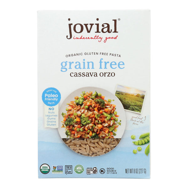 Jovial - Pasta Organic Cassava Orzo - Case Of 12-8 Oz