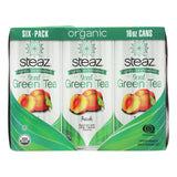 Steaz - Iced Tea Green Peach - Case Of 4 - 6/16 Oz