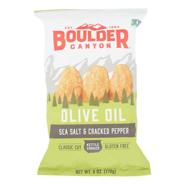Boulder Canyon Natural Foods - Canyon Olv Oil Ss&pp - Cs Of 12-6 Oz