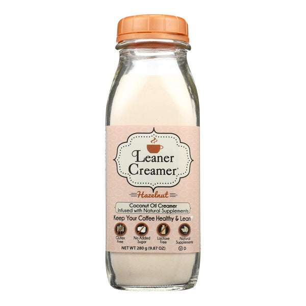 Leaner Creamer - Creamer Hazelnut - Case Of 6 - 9.87 Oz
