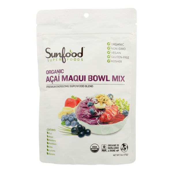 Sunfood - Mix Acai Maqui Bowl - 1 Each-6 Oz