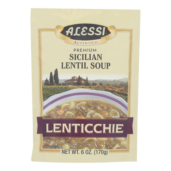 Alessi - Sicilian Lentil Soup - Lenticchie - Case Of 6 - 6 Oz.