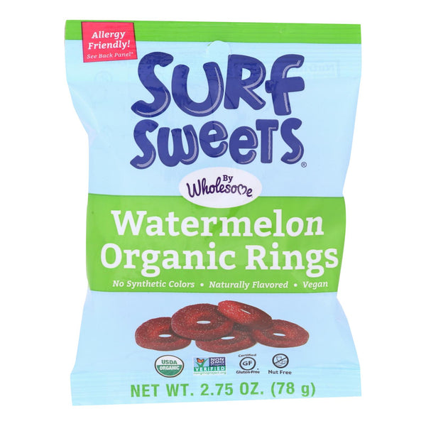 Surf Sweets - Candy Fruity Rings - Case Of 12-2.75 Oz