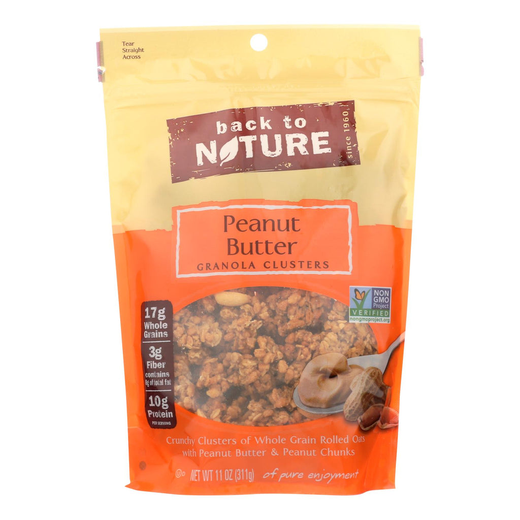Back To Nature Granola - Peanut Butter - Case Of 6 - 11 Oz.
