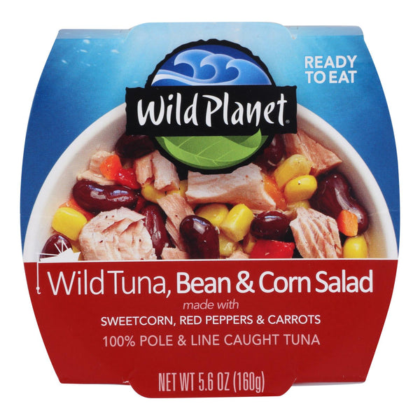 Wild Planet - Salad Wld Tuna Bean/corn - Case Of 12-5.6 Oz