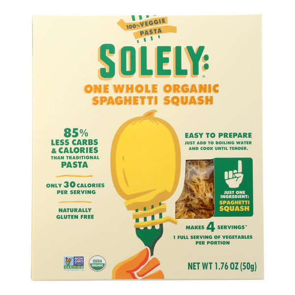 Solely - Pasta Spag Squash - Case Of 6-1.76 Oz