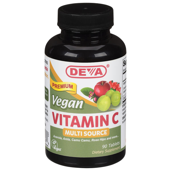 Deva Vegan Vitamins - Vitamin C Vegan Mlti Srce - 1 Each 1-90 Tab