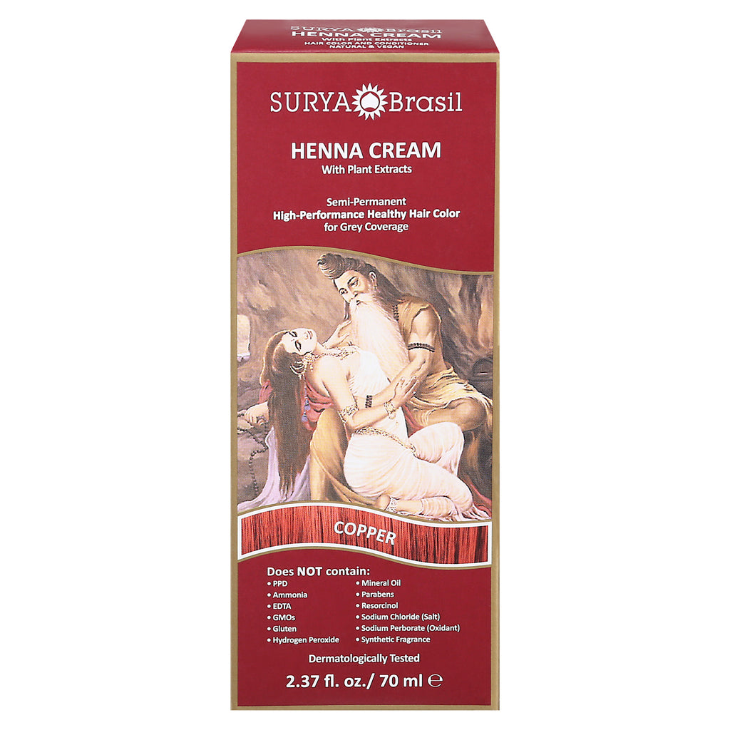 Surya Brasil - Henna Cream Copper - 1 Each-2.37 Oz