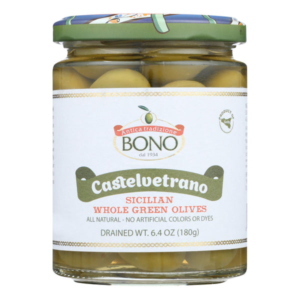 Bono - Olives Whole Green - Case Of 6-6.4 Oz