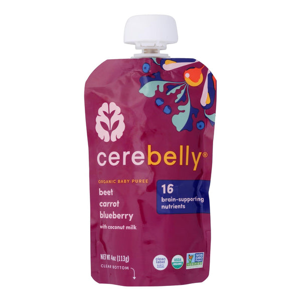 Cerebelly - Puree Beet Cart Bluby - Case Of 6-4 Oz