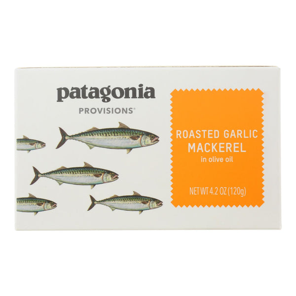 Patagonia Provisions - Mackerel Roasted Garlic - Case Of 10-4.2 Oz