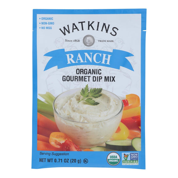 Watkins - Dip Mix Ranch - Case Of 12-.71 Oz