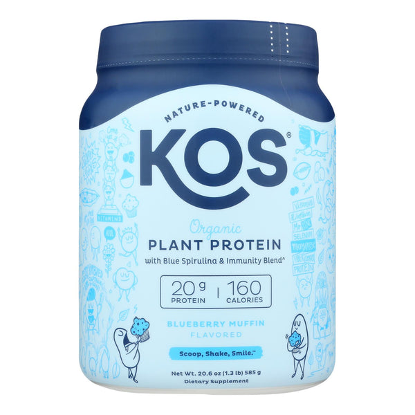 Kos - Prot Powder Blueberry - 1 Each-20.6 Oz