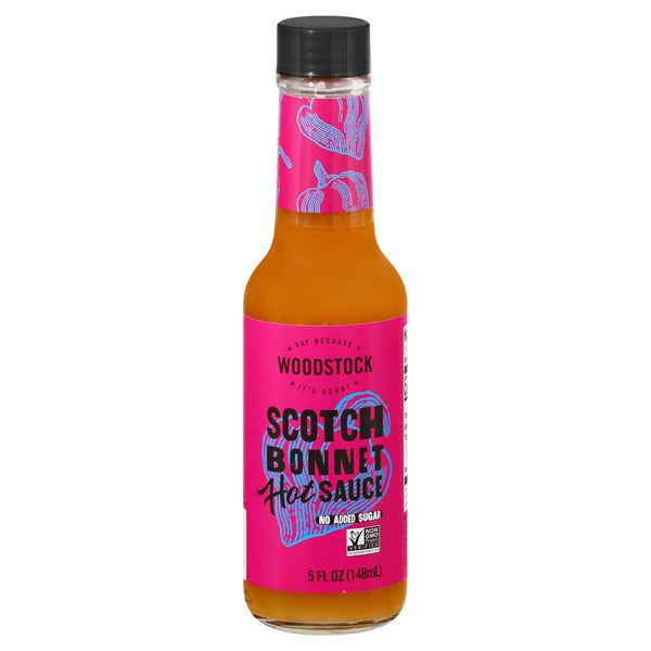 Woodstock - Hot Sauce Scotch Bonnet - Case Of 12-5 Fz