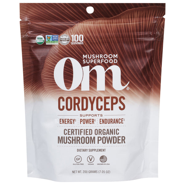 Om - Cordyceps Organic Powder 200grm - 1 Each -7.05 Oz