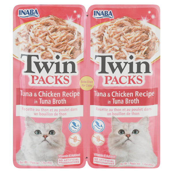 Inaba - Cat Food Chicken Tuna Twin - Case Of 8-2.8 Oz
