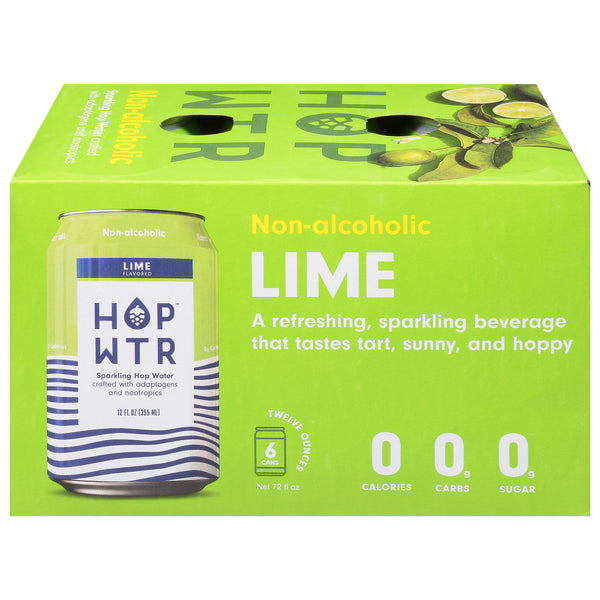 Hop Water - Hop Water Spk Lime 6pk - Case Of 4-6/12 Fz