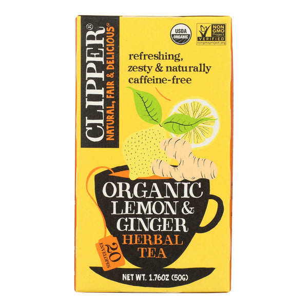 Clipper Tea - Organic Tea - Main Squeeze - Case Of 6 - 20 Bags