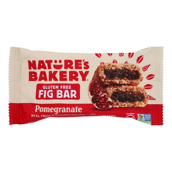 Nature's Bakery Gluten Free Fig Bar - Pomegranite - Case Of 12 - 2 Oz.