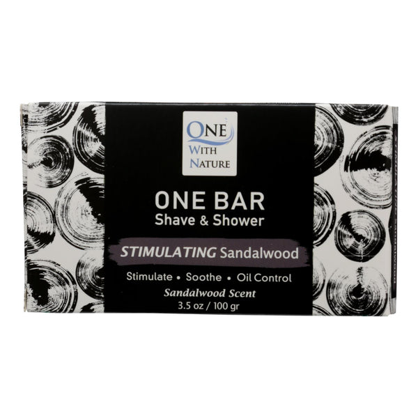 One With Nature - One Bar Stimulatng Sndlwd - Case Of 3-3.5 Oz