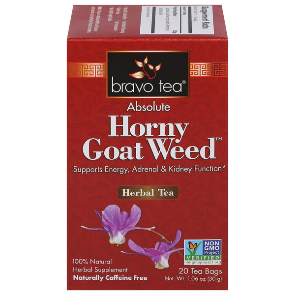 Bravo Teas And Herbs - Tea - Absolute Horny Goat Weed - 20 Bag