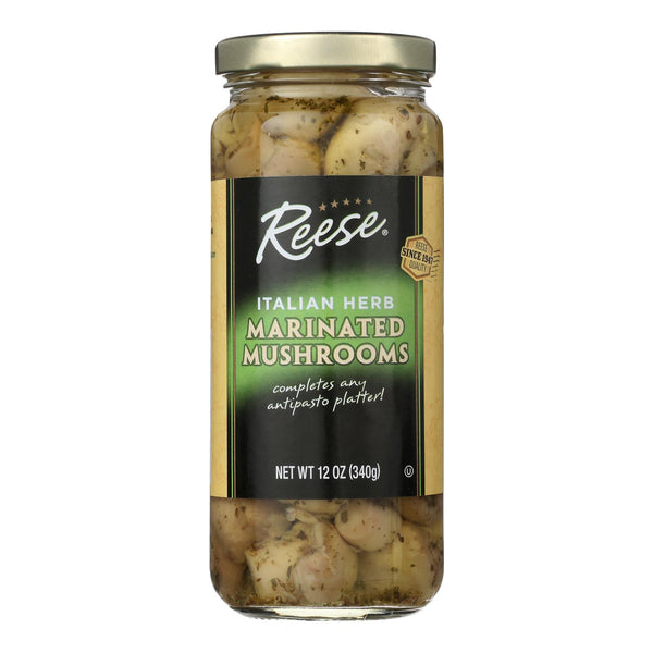 Reese Marinated Mushrooms  - Case Of 6 - 12 Oz