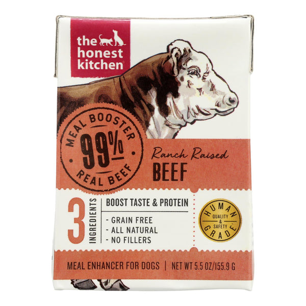 The Honest Kitchen - Dog Fd Meal Boost 99%beef - Case Of 12-5.5 Oz