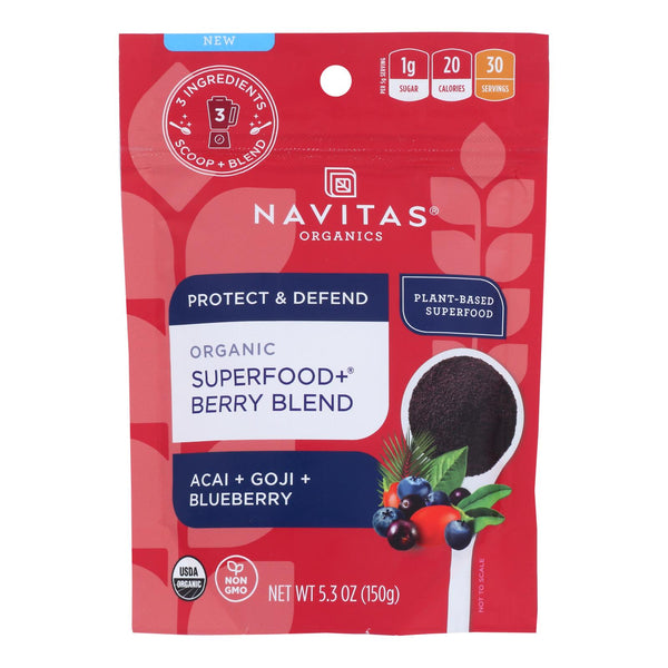Navitas Organics - Sprfd Berry Blend - Case Of 6-5.3 Oz
