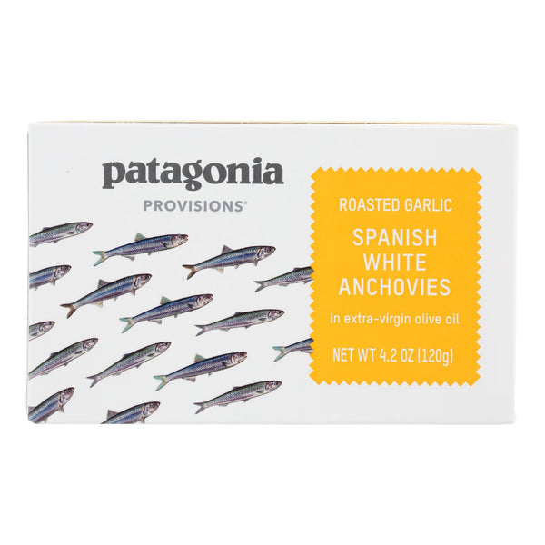 Patagonia Provisions - Anchovies Roasted Garlic - Case Of 10-4.2 Oz