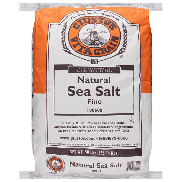 Bulk Flours And Baking Ingredients Sea Salt Ex Fine Pac Ocn - Single Bulk Item - 50lb