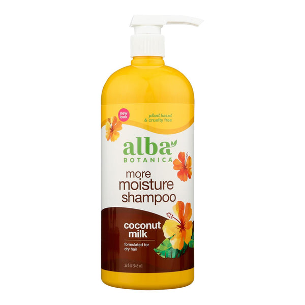 Alba Botanica - Hawaiian Shampoo - Drink It Up Coconut Milk - 32 Fl Oz