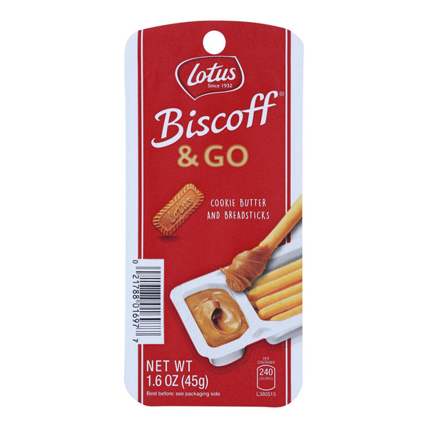 Biscoff - Snack Pck Cookie Butter Brdstk - Case Of 8 - 1.6 Oz
