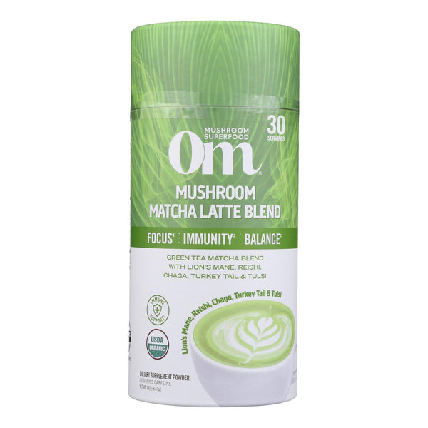 Om - Green Tea Matcha Latte - 1 Each -8.47 Oz