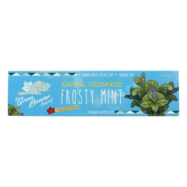 Green Beaverthe Toothpaste - Frosty Mint Toothpaste - Case Of 1 - 2.5 Fl Oz.