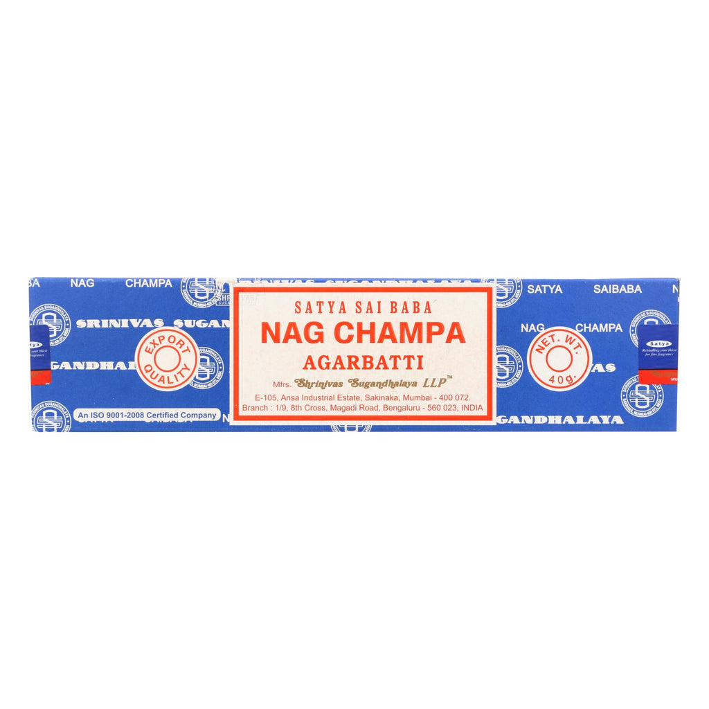 Sai Baba Nag Champa Agarbatti Incense - 40 G - Case Of 12