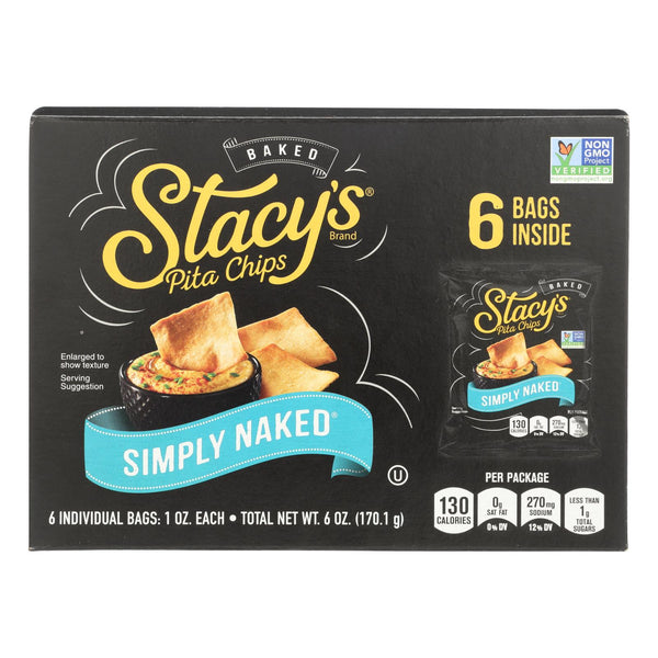 Stacey's Pita Chips - Simply Naked - 1 Oz - Case Of 72
